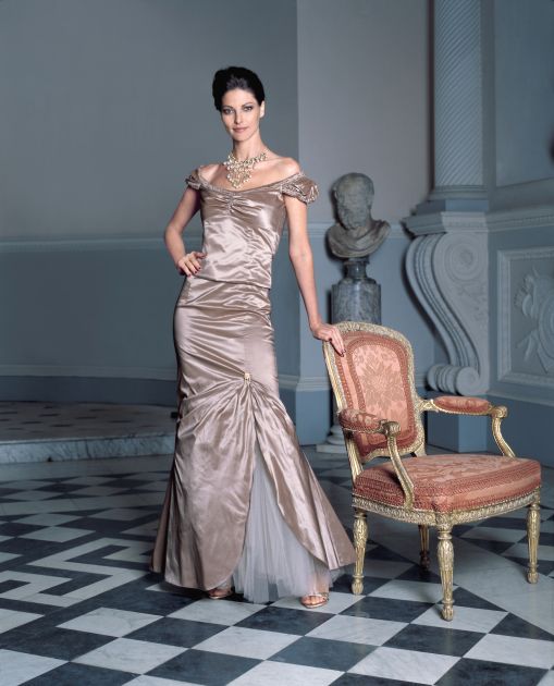 Vera Mont Evening Dress brown elegant Fashion Dresses Evening Dresses 
